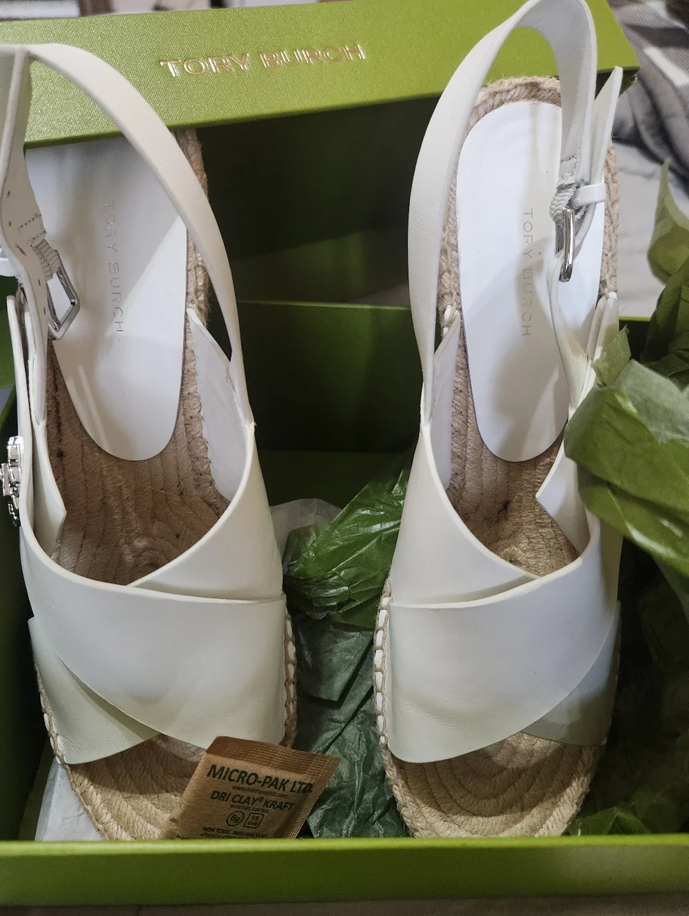 Tory Burch TURNLOCK WEDGE ESPADRILLE New In Box